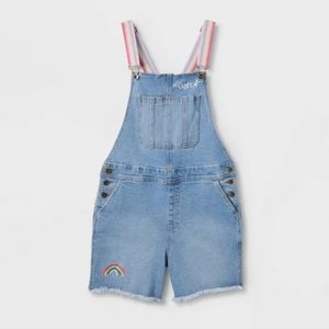 Pride Rainbow Shortalls Overalls Adult Unisex NEW